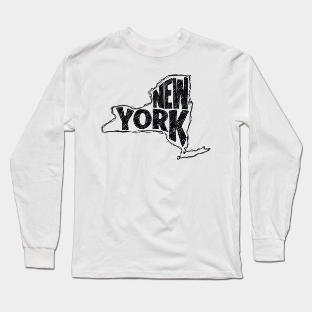 New York Long Sleeve T-Shirt by thefunkysoul